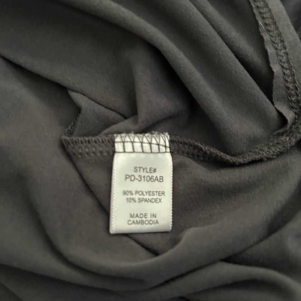 Super Soft Relaxed Fit Tank-Tunic Maxi Dress Dark Grey Solid Size‎ Large - Picture 6 of 8
